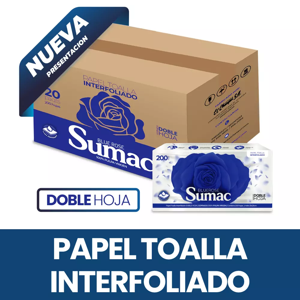 2 papel-toalla-interfoliado-doble-hoja-gofrada-sumac-bluerose-en-uso-Exoriam