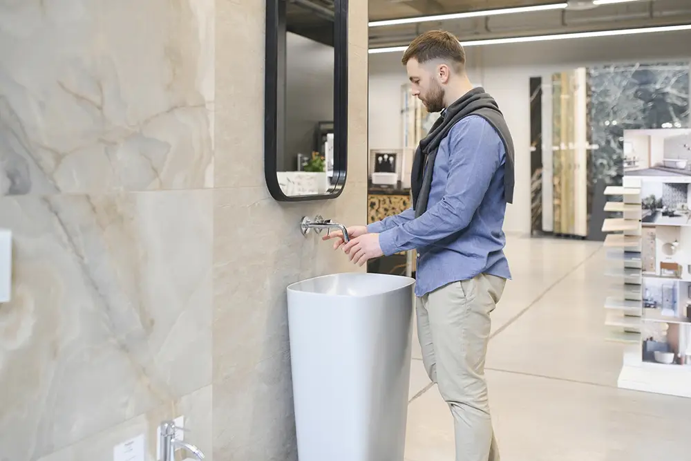 cómo especifica equipamiento sanitario un arquitecto