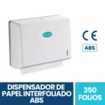 Dispensador De Papel Interfoliado Abs Exoriam 2.0 20.5cm X 27.5cm X 10cm