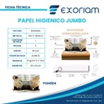 Papel Higiénico Jumbo Gofrado X 6 Und 550 Mts - Sumac - Imagen 3