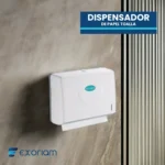 Dispensador De Papel Interfoliado Abs Exoriam 2.0 20.5cm X 27.5cm X 10cm - Imagen 4