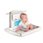 Cambiador De Bebé Plegable Horizontal Safe Plástico Abs Exoriam 50cm X 86cm X 58.5cm - Imagen 2