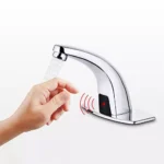 Grifería Con Sensor Automático Comercial Bronce Cromado Exoriam 12.3cm X 13cm X 5.3cm - Imagen 2