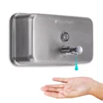 Dispensador De Jabón Horizontal En Acero Inoxidable De 1.2l Exoriam  21cm X 12.5cm X 6.5cm - Imagen 2
