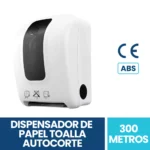 Dispensador De Papel Toalla Autocorte Plástico Abs Exoriam 41.2cm X 31.1cm X 22.5cm