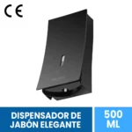 Dispensador De Jabón Manual Elegante 500ml Fibra de Vidrio Exoriam 23cm X 11.5cm X 8.8cm