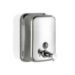 Dispensador De Jabón En Acero Inoxidable De 500ml Exoriam 15cm X 9.8cm X 5.7cm - Imagen 2