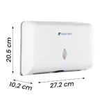 Dispensador De Papel Interfoliado Abs Exoriam 20.5cm X 27.2cm X 10cm - Imagen 3