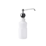 Dispensador De Jabón Manual Empotrable En Acero Inoxidable De 500ml Exoriam  6cm X 3.75cm X 1.3cm