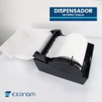 Dispensador De Papel Toalla Manual Palanca Square Leaver Plástico Abs Exoriam 33 cm X 28 cm X 25 cm - Imagen 4