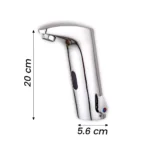 Grifería Con Sensor Automático Mezcladora Bronce Cromado Exoriam 20cm X 9cm X 5cm - Imagen 2