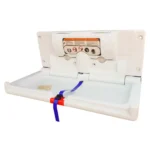 Cambiador De Bebé Plegable Horizontal Drybaby Plástico Abs World Dryer 40.64cm X 87cm X 44.4cm