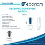 Deodorizador Drop De 700 Ml Goteo Periódico Exoriam 25x11.5x6.9 - Imagen 3
