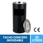 Tacho Cenicero De Acero 30 Litros Exoriam