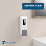 Dispensador de Jabón en Plástico Abs de 400ML Visor Exoriam 23.3cm X 8.8cm X 8.8cm - Imagen 4