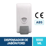 Dispensador de Jabón en Plástico Abs de 1000ML EXORIAM Ford 23.3cm X 11.2cm X 12cm