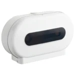 Dispensador de Papel Higiénico Jumbo Doble Rollo Plástico ABS Exoriam 29cm x 52cm x 13cm - Imagen 2