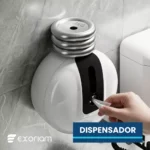 Dispensador De Papel Higiénico Jumbo Center Pull Abs Exoriam 27.1cm X 27.1cm X 16cm - Imagen 4