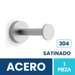 Gancho Para Muletas Circular Acero Inoxidable Exoriam 5.5cm X 5.5cm X 13cm