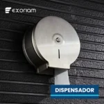 Dispensador De Papel Higiénico Jumbo De Acero Inoxidable Exoriam 26cm X 25cm X 11.5cm - Imagen 4