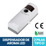 Dispensador Aromatizador Electrónico Led Exoriam 23.7cm X 8.2cm X 8.7cm