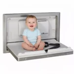 Cambiador De Bebé Empotrable Horizontal En Acero Inoxidable 304 Exoriam 58cm X 94cm X 49.5cm - Imagen 2