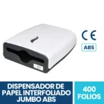 Dispensador De Papel Interfoliado Jumbo Abs Exoriam 30.9 cm X 27.3 cm X 10.5 cm