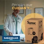 Papel Sabanilla Gofrado 50x50 Pqt de 12 Unidades Sumac - Imagen 4