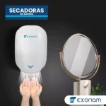 Secador De Manos Slim Veloster Plastico Abs Exoriam 28cm X 20.9cm X 12.5cm Peso 1.7 Kg - Imagen 4