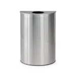 Tacho Media Luna Acero Inoxidable 20 Lt Satinado de 40 cm x 30 cm x 15.5 cm Exoriam - Imagen 2